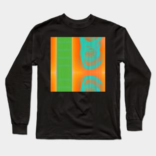 Far East Abstract Long Sleeve T-Shirt